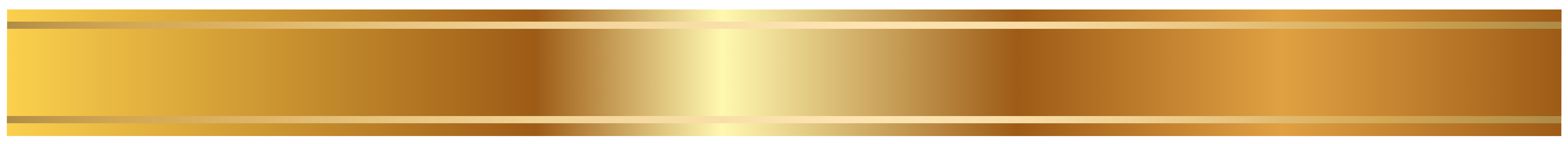 Gold Ribbon Transparent PNG Clip Art Image 