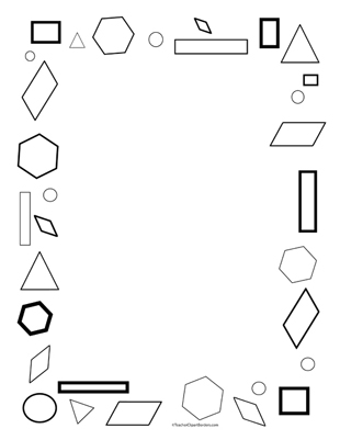 border designs using geometric shapes - Clip Art Library