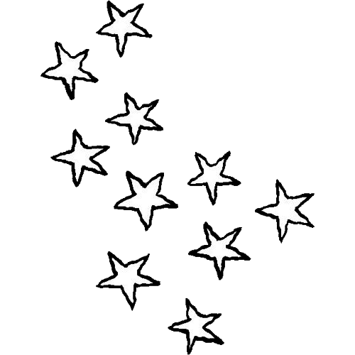 stars clipart black and white - Clip Art Library