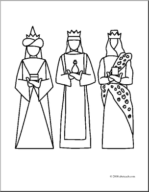 3 wise men drawings  Clip Art Library