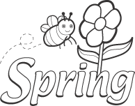 March Spring Clipart 