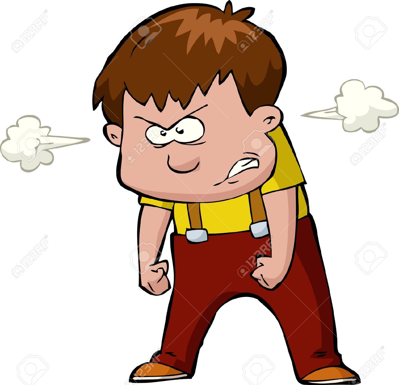 angry kid face clip art