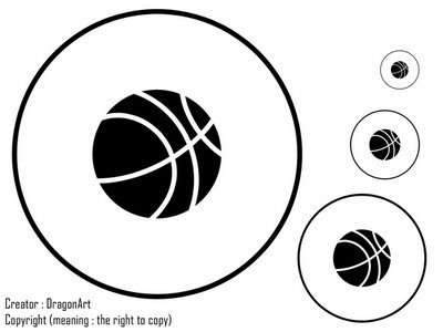 Thunder Basketball Clipart 