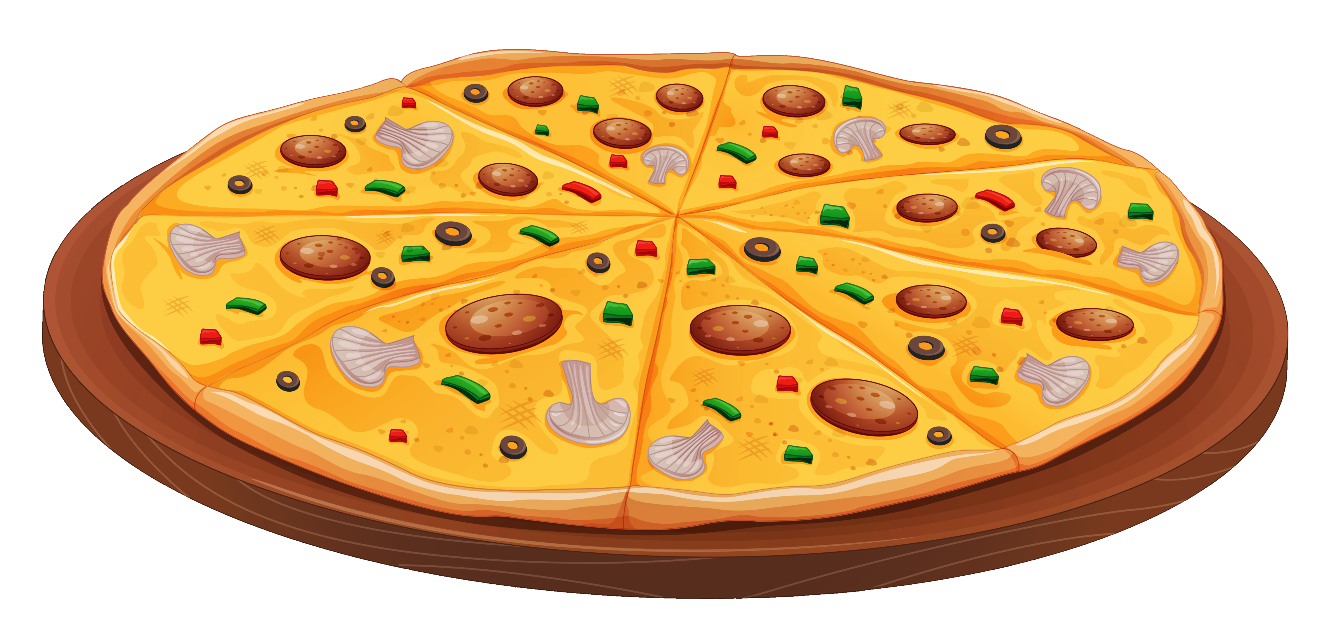 Pizza clipart black and white free clipart image 2 Cliparting 