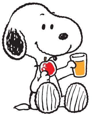 snoopy eating clipart - Clip Art Library