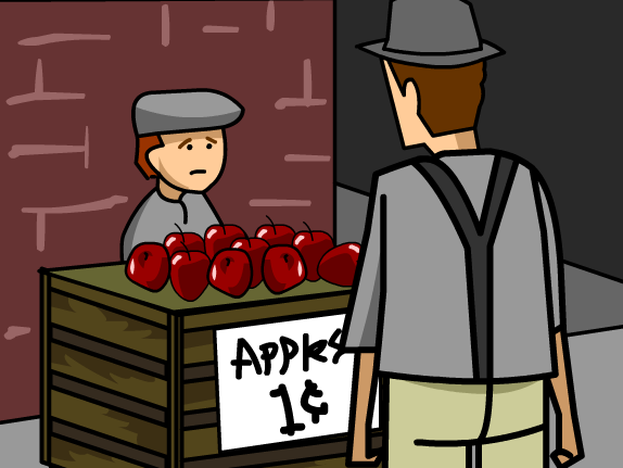Great Depression Clipart