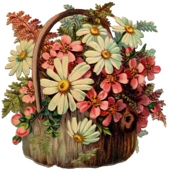 victorian flowers clip art