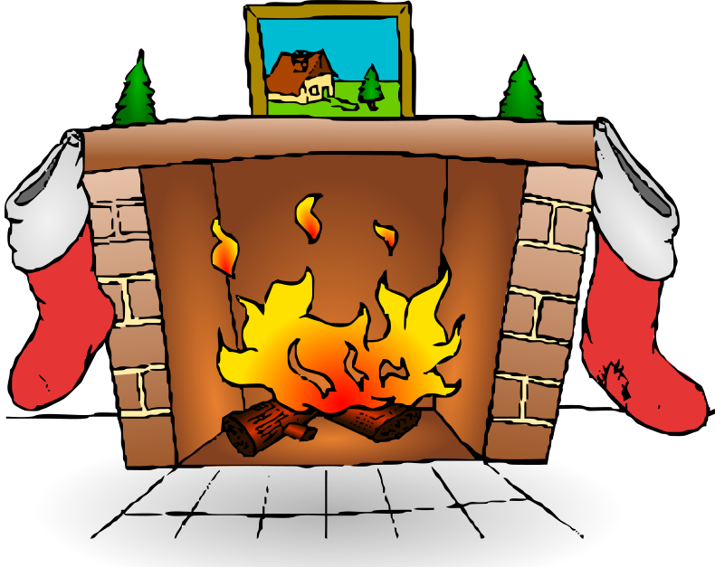 Wood Fireplaces Cliparts