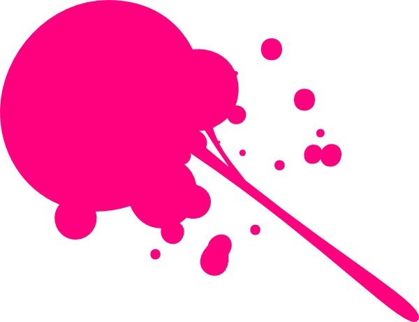 Pink Paint Splatter Png - Clip Art Library A82