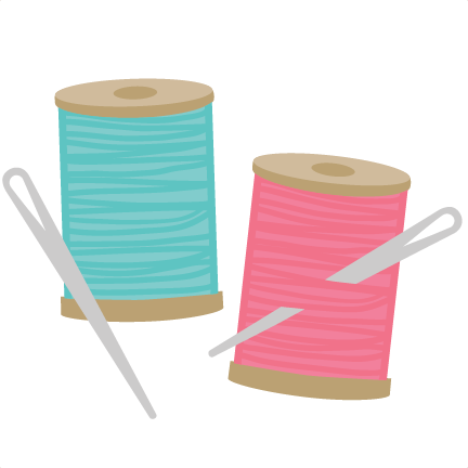 Sewing thread spools icon. Cartoon wooden rolls