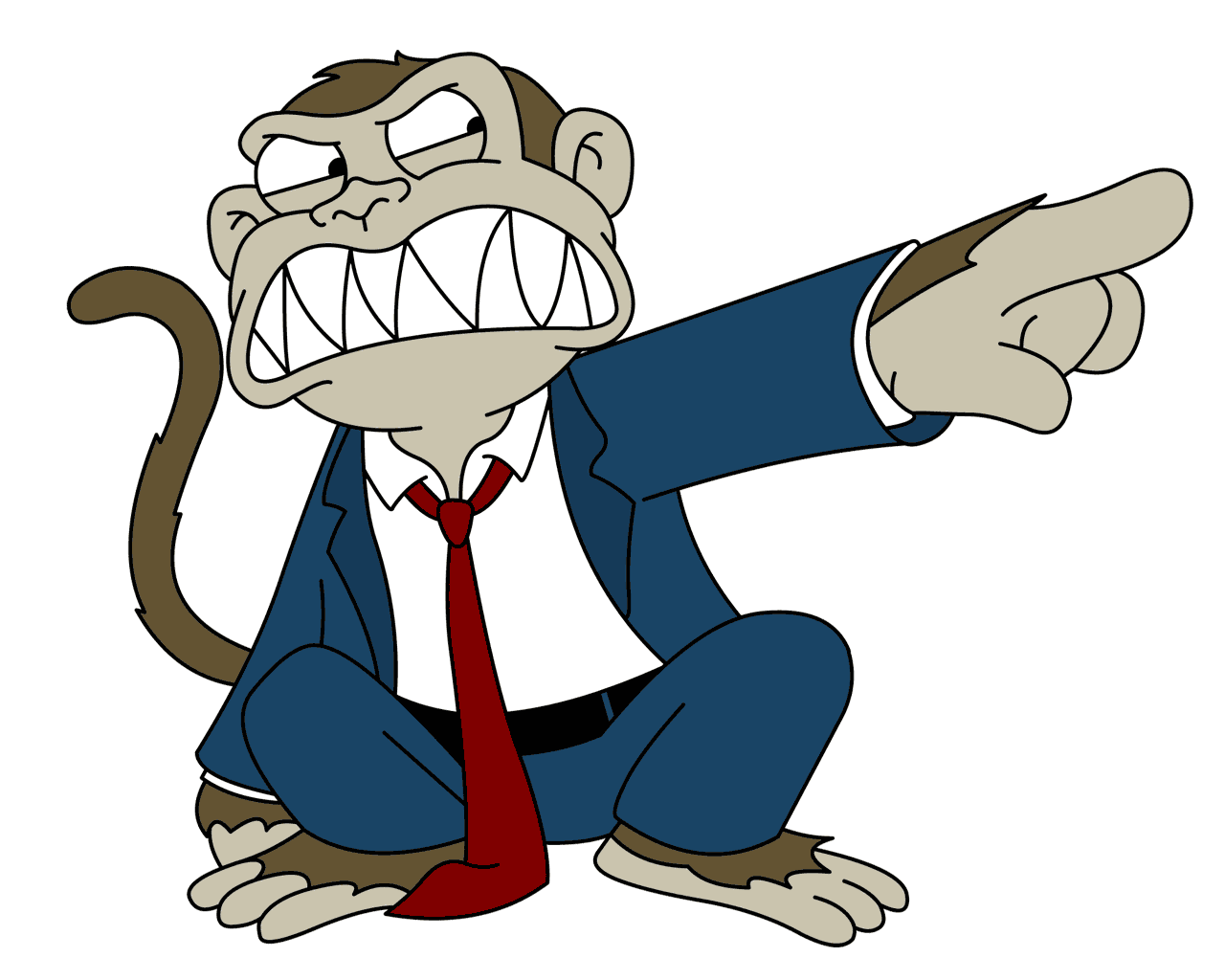 Image For  Evil Monkey Drawing 