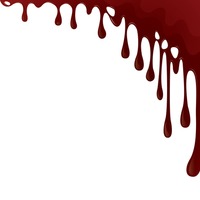 Dripping blood background Vector Image 