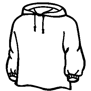 Clipart jacket black and white 