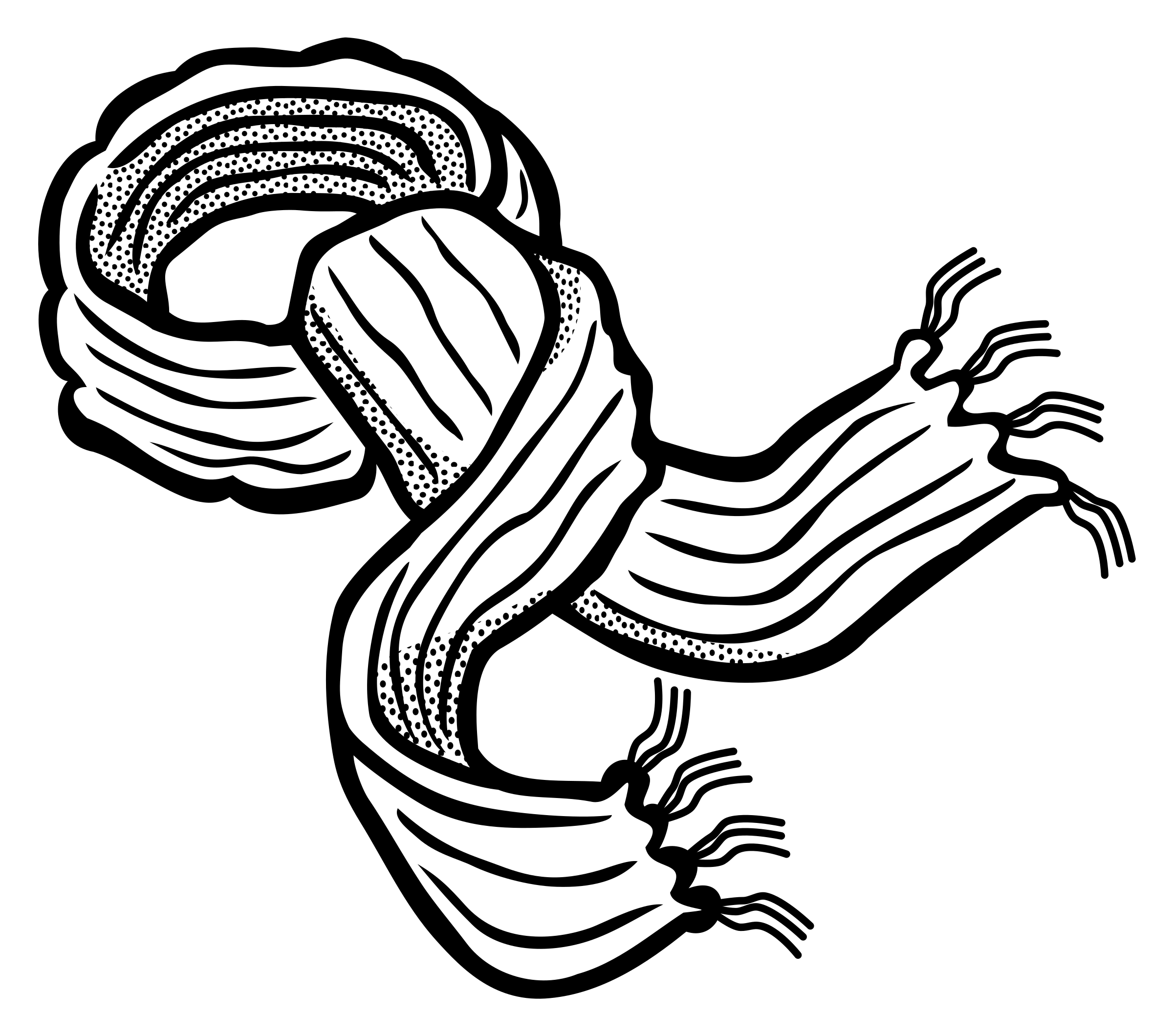 Scarf Clipart Stripy Clipart Long Scarf Black And White Free ...