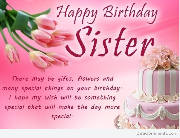 Birthday Wishes Sister Download Clip Art Library