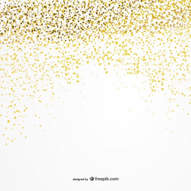 gold confetti vector