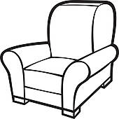 Seat in Chair Clipart 