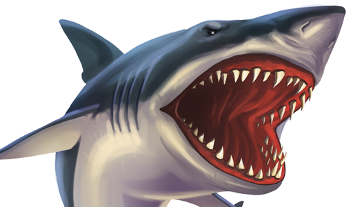 Clipart shark attack 