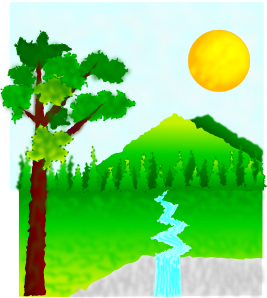 Natural Landscape Clip Art at Clker