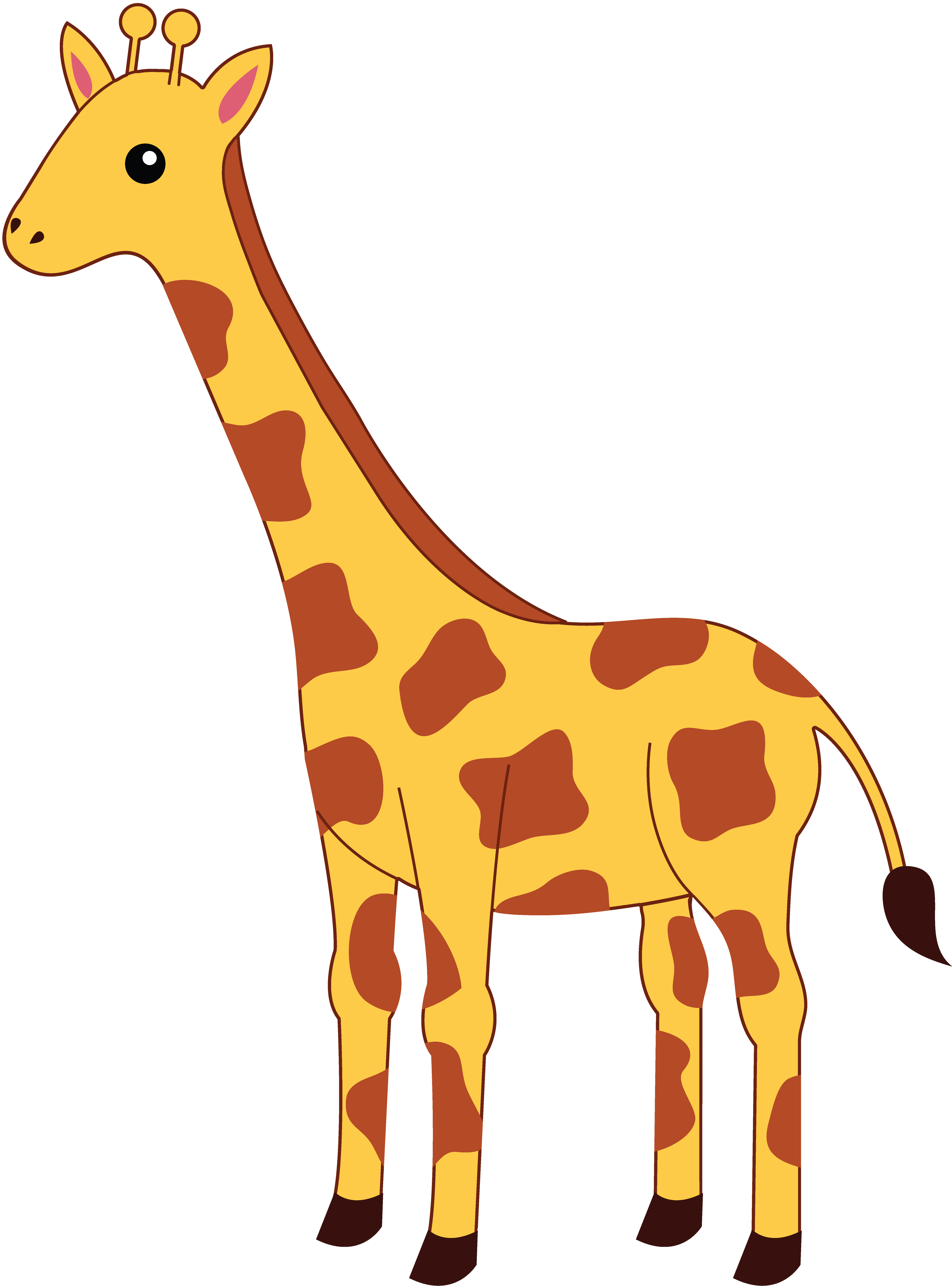 Giraffe free clipart transparent background 