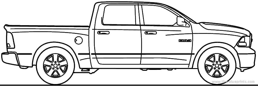 dodge truck coloring pages - Clip Art Library