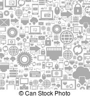 computer science vector background - Clip Art Library