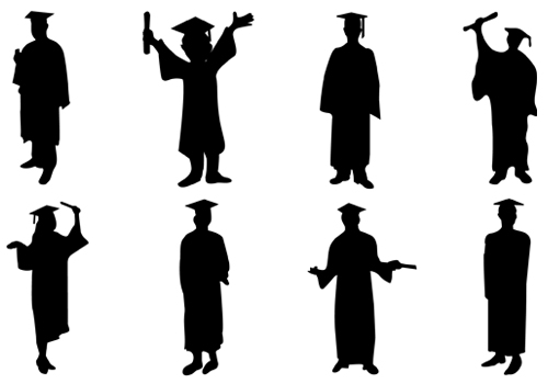 College Student Silhouette Clipart Panda Free Image. Snowjet.co 