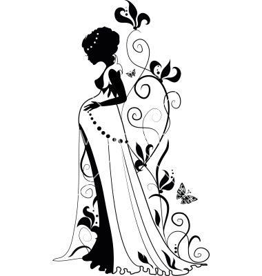Diva silhouette clip art 