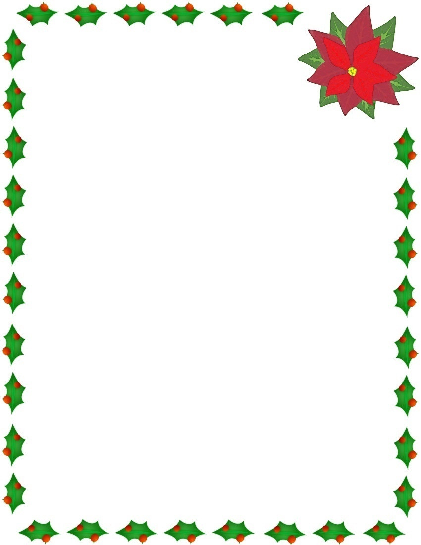 holiday borders for word documents