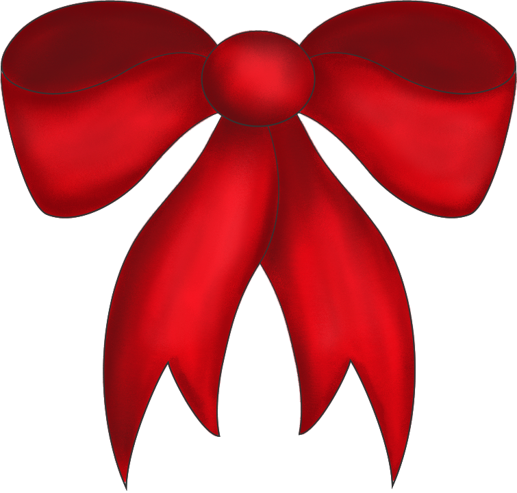 Christmas bow clipart transparent 