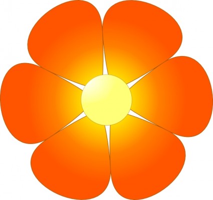 Spring Flowers Border Clipart 