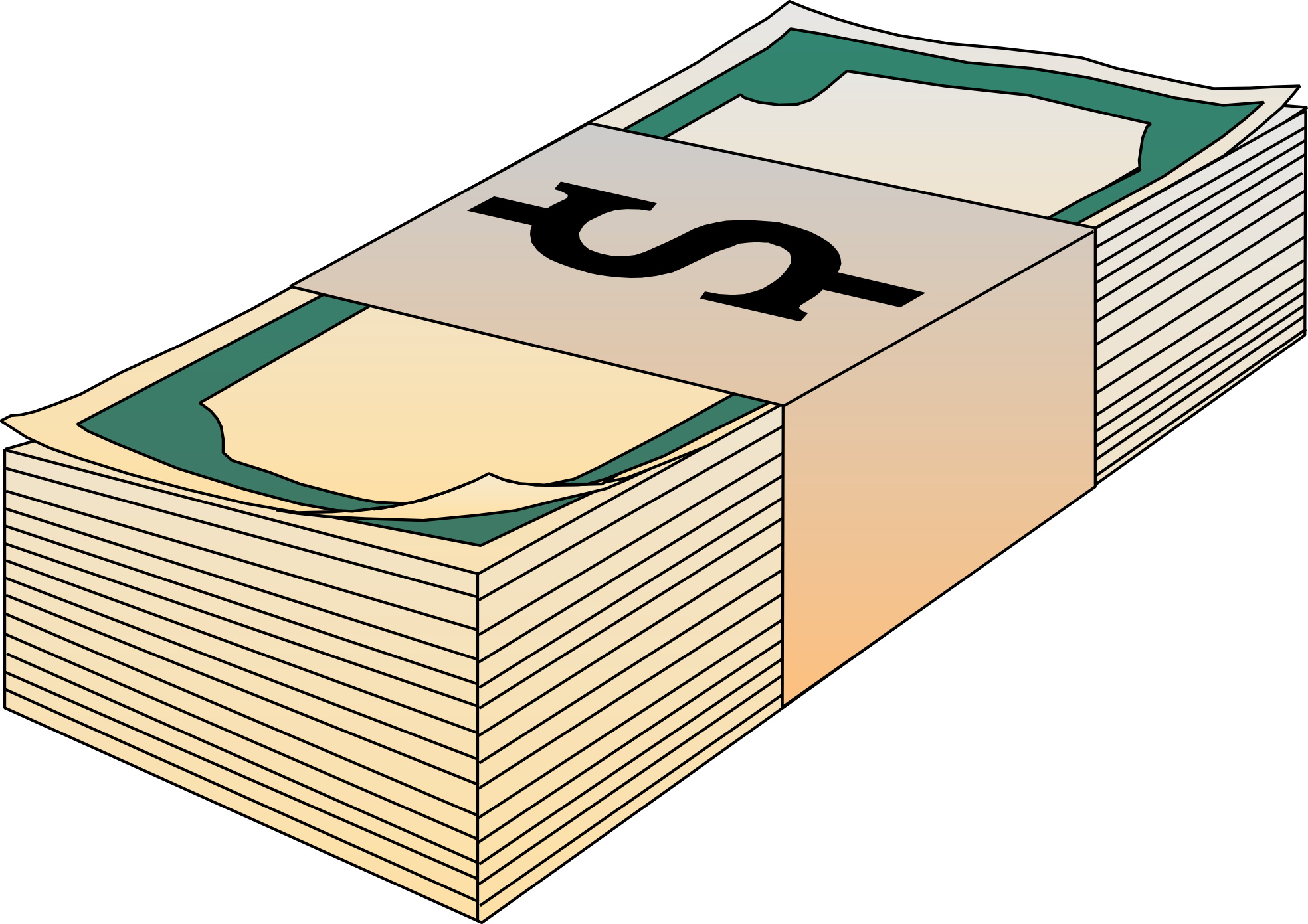 Stack Of Money Clipart Transparent 