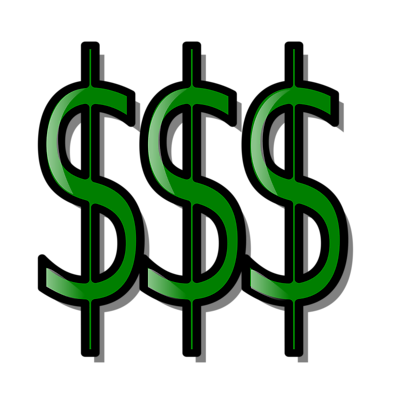 Transparent Money Signs 