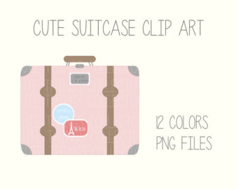 Suitcase clipart 