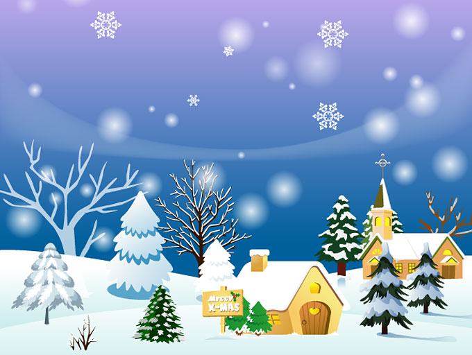 Free winter clipart backgrounds 