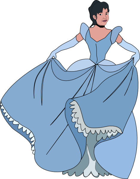 Princess Purple Dress Clip Art at Clker 