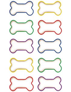 Dog Paw Print Border Template 