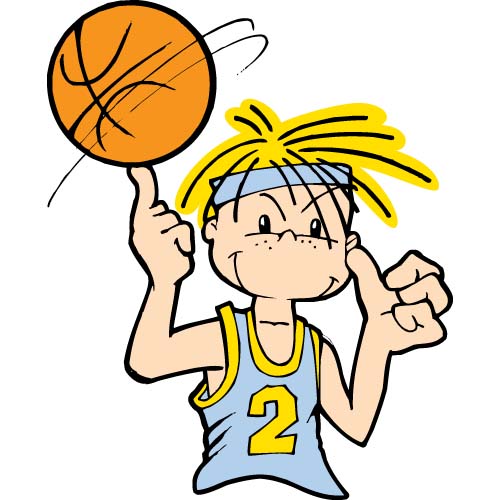 Toddler Basketball Cliparts