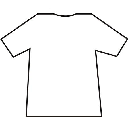 cut out t shirt template - Clip Art Library
