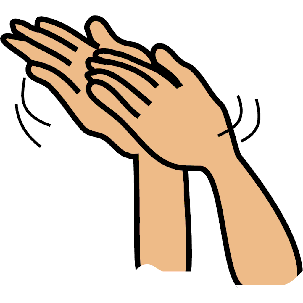 Clip art clapping hands 