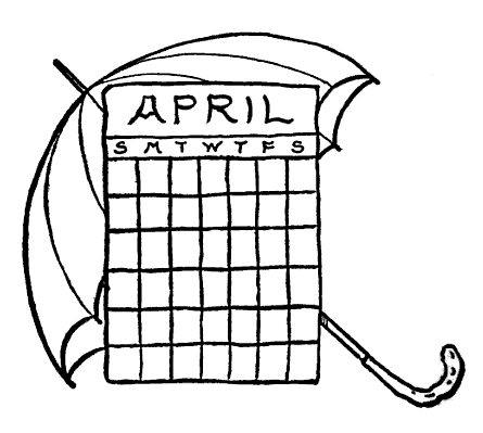 Calendar clipart black and white my cute graphic 