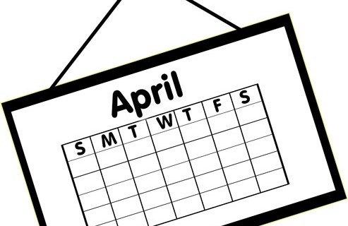 April Calendar Clipart Free. Snowjet.co 