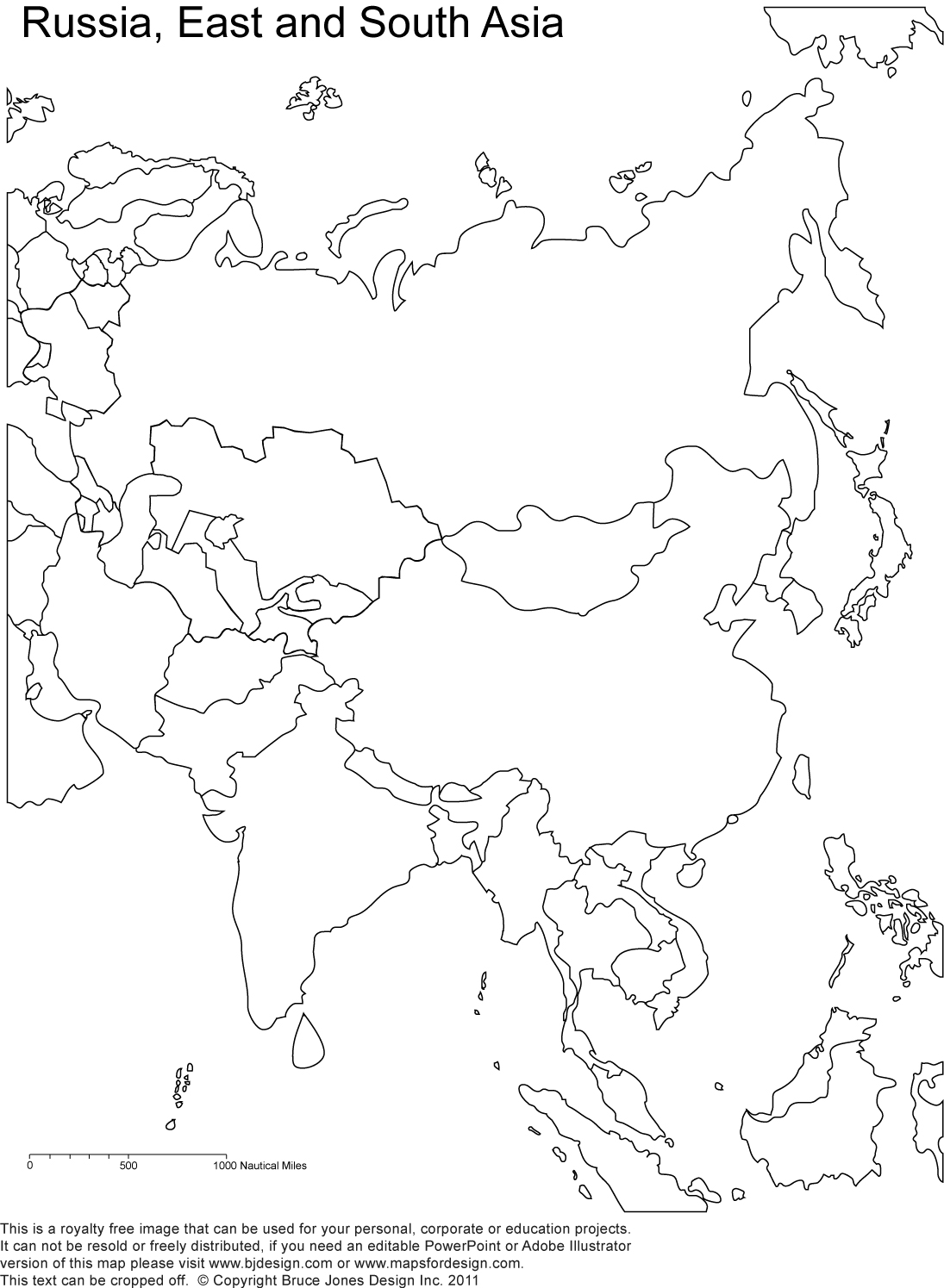 Clipart Europe Asia Map Blank
