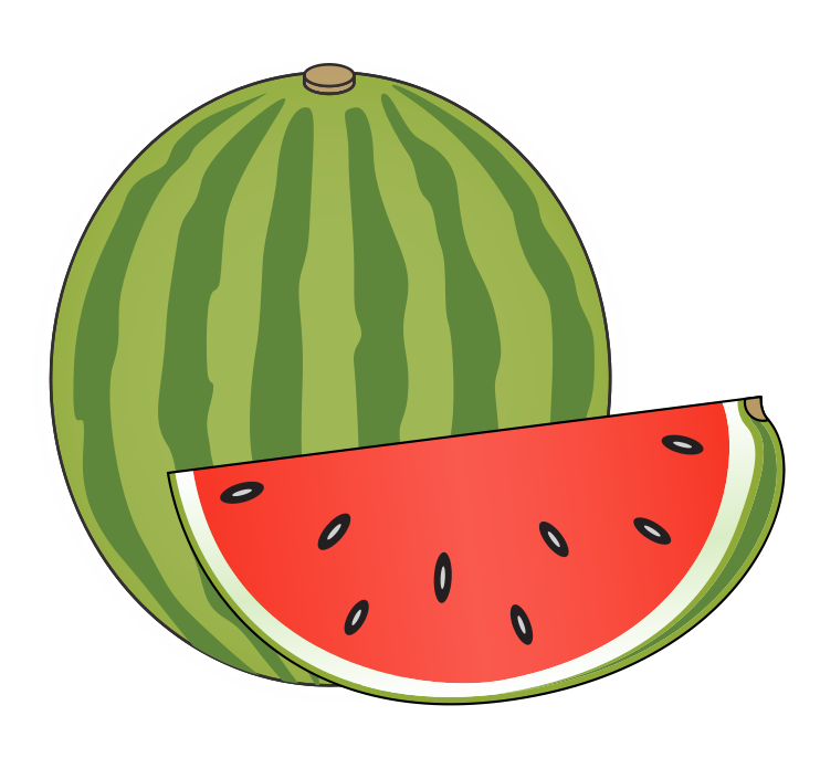 transparent watermelon clipart - Clip Art Library