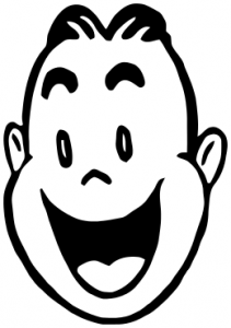 Man Laughing Retro Clip Art Download 