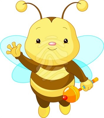 Newspaper Bee Cliparts