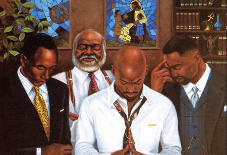 black men praising god - Clip Art Library