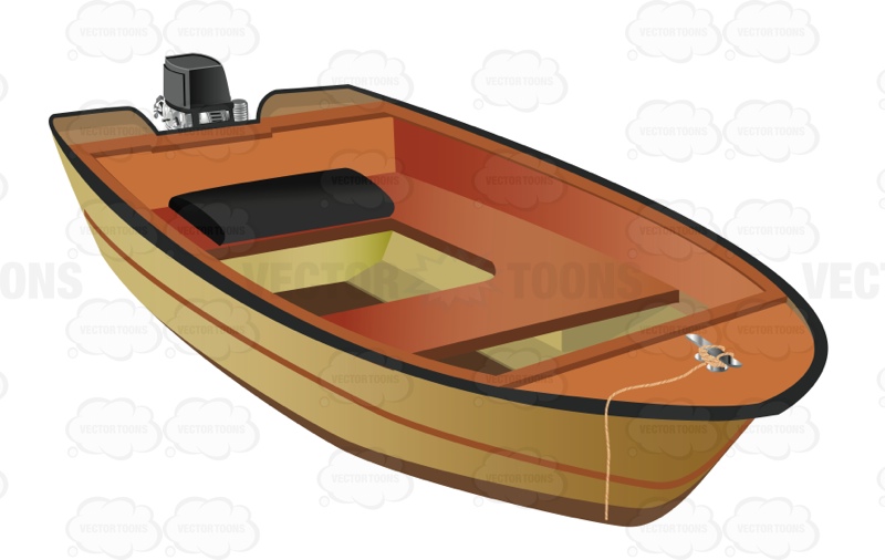 brown motor boat clipart - Clip Art Library
