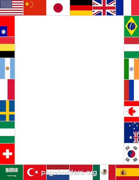Free clip art flag borders 