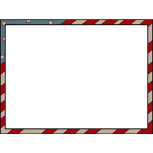 American Flag Border Clip Art 